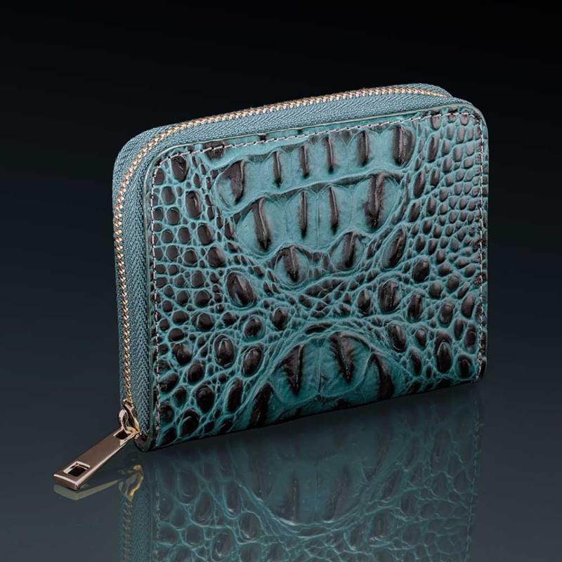 Crocodile Calfskin Wallet (Green)